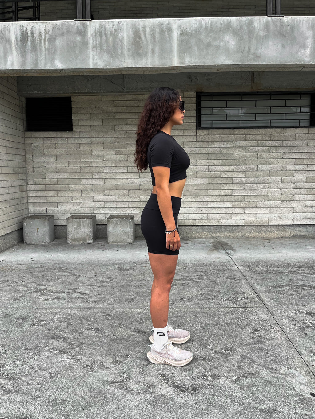 Entsclub Women Suspend Half Tight  - Black