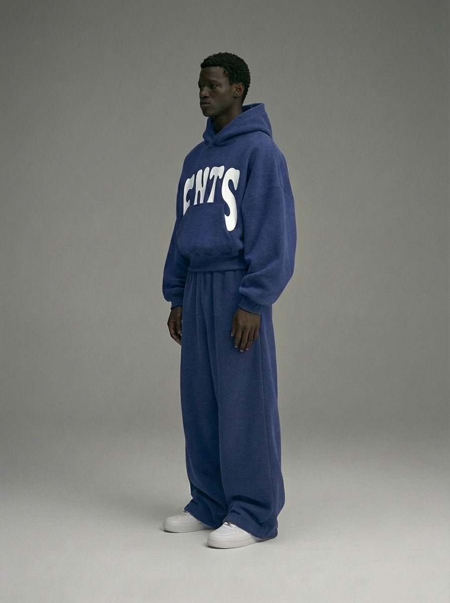 Ents Baggy Sweatpant – Navy Washed