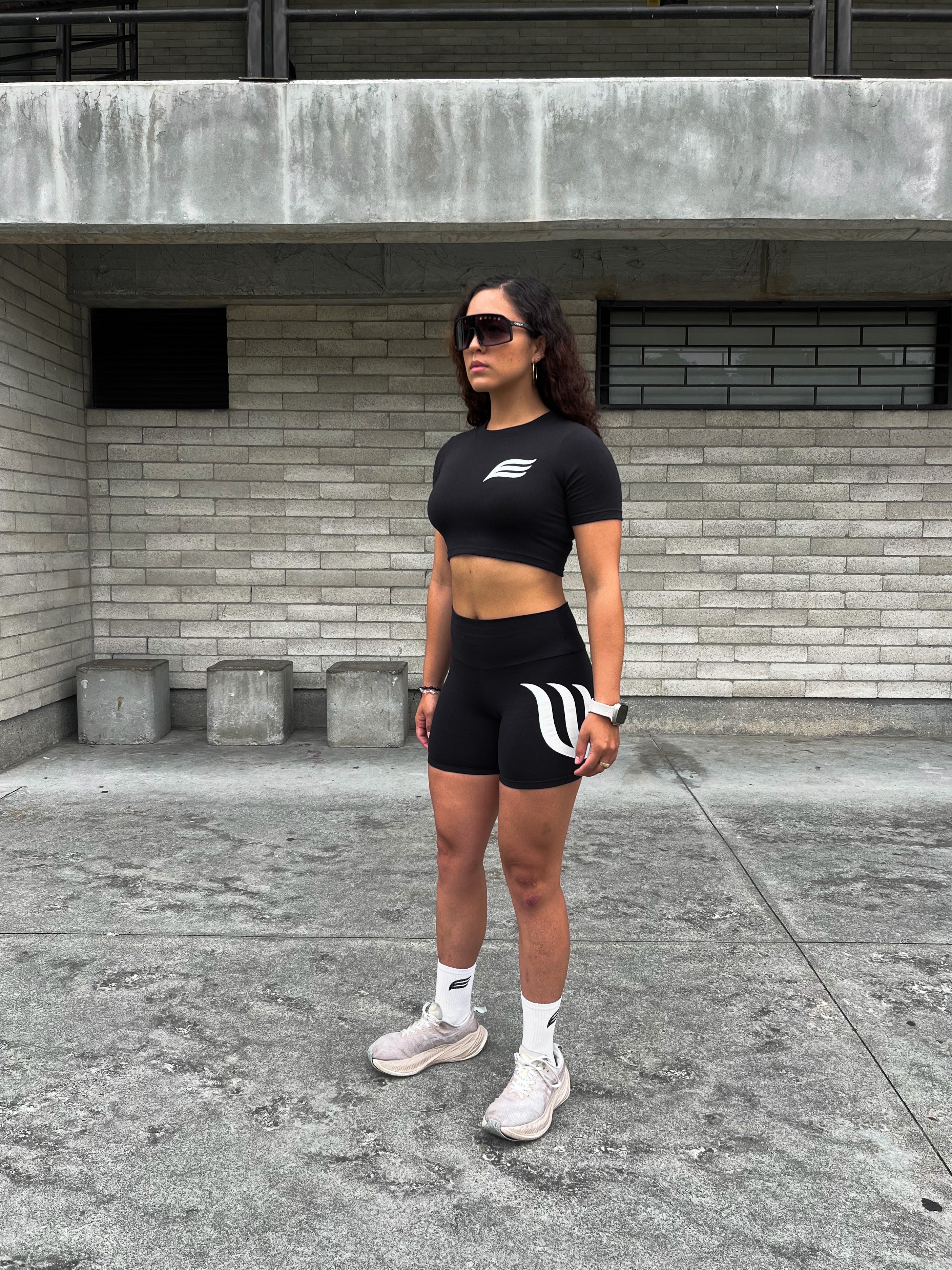 Entsclub Women Suspend Half Tight  - Black