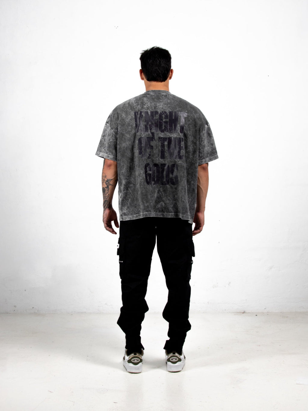 ENTHUSSIAST PEGASUS  VINTAGE GREY T-SHIRT