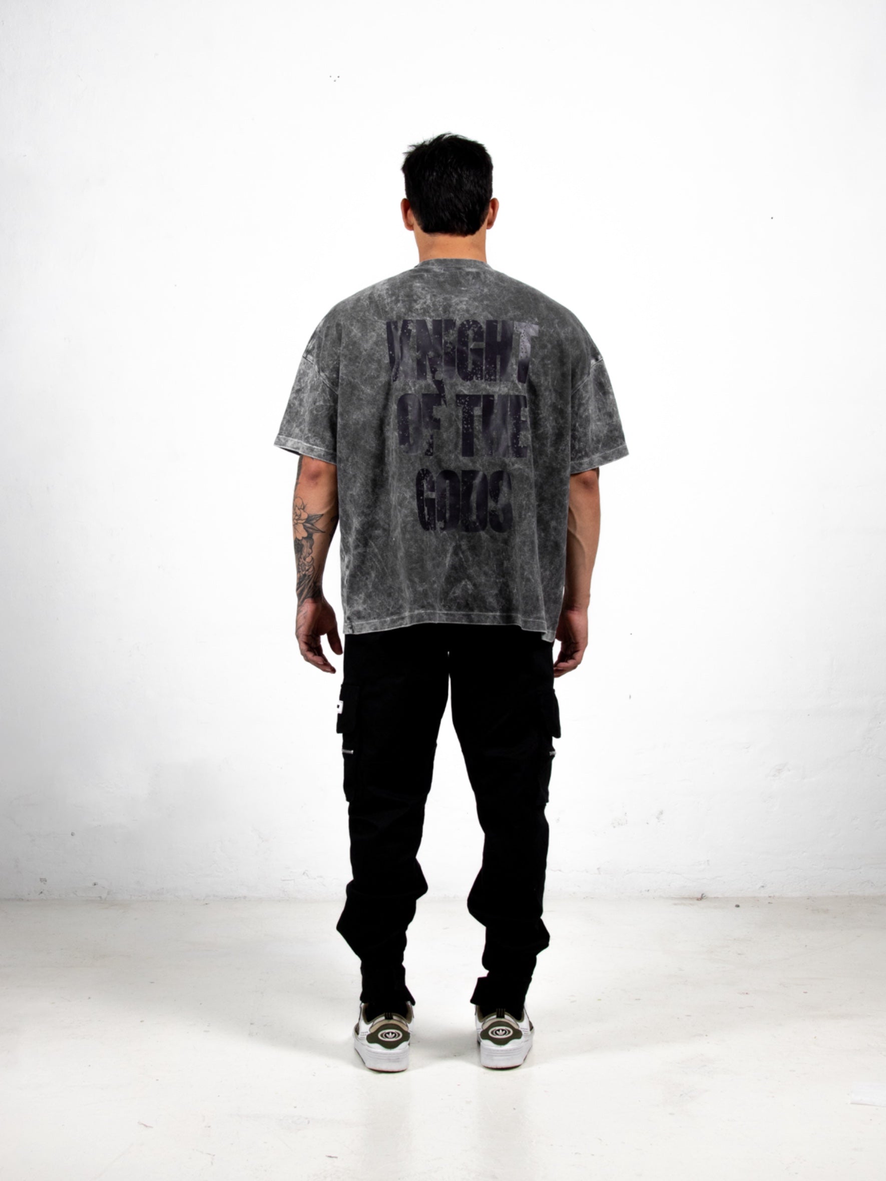 ENTHUSSIAST PEGASUS  VINTAGE GREY T-SHIRT