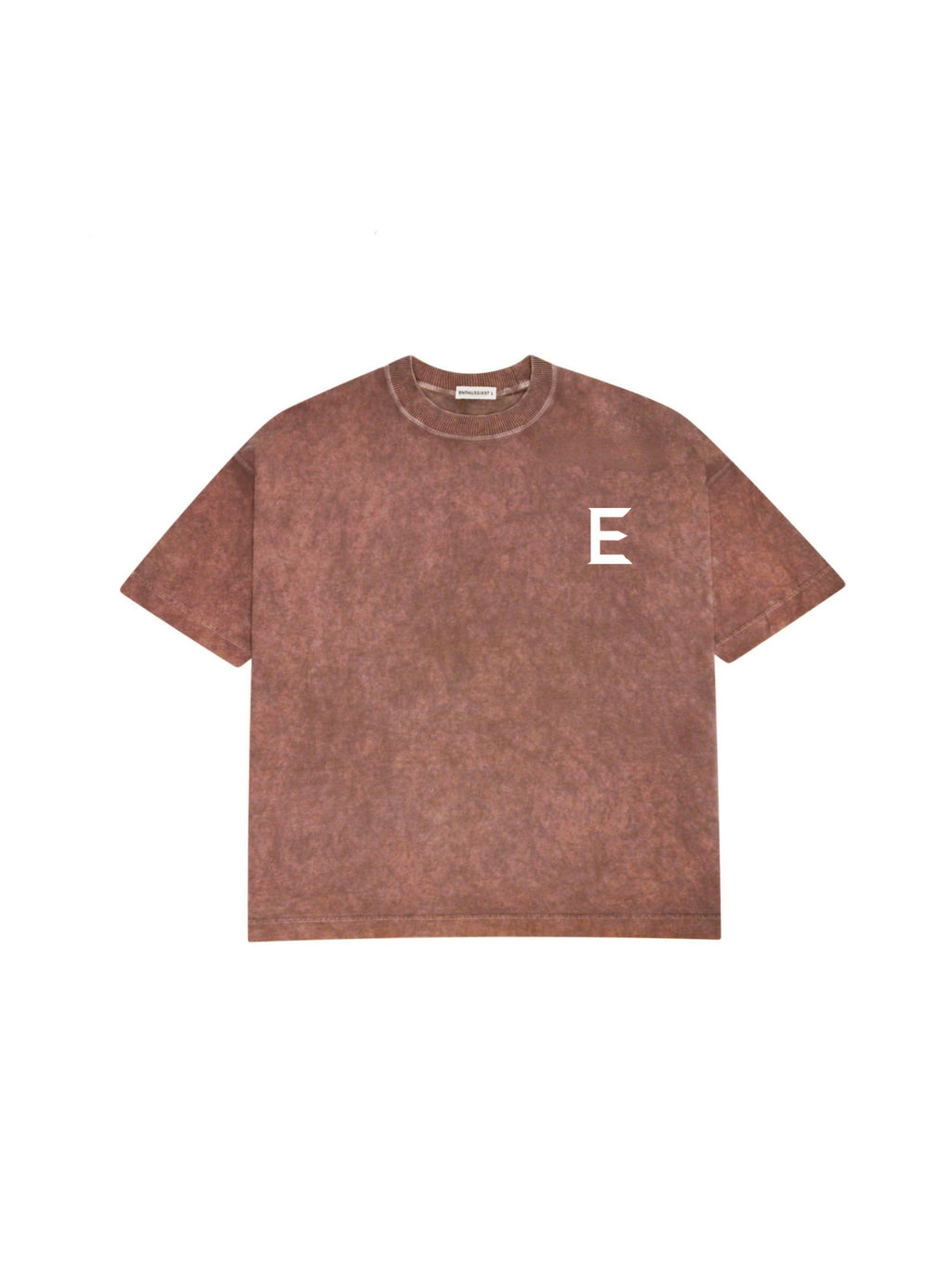 ENTHUSSIAST WASHED BROWN T-SHIRT