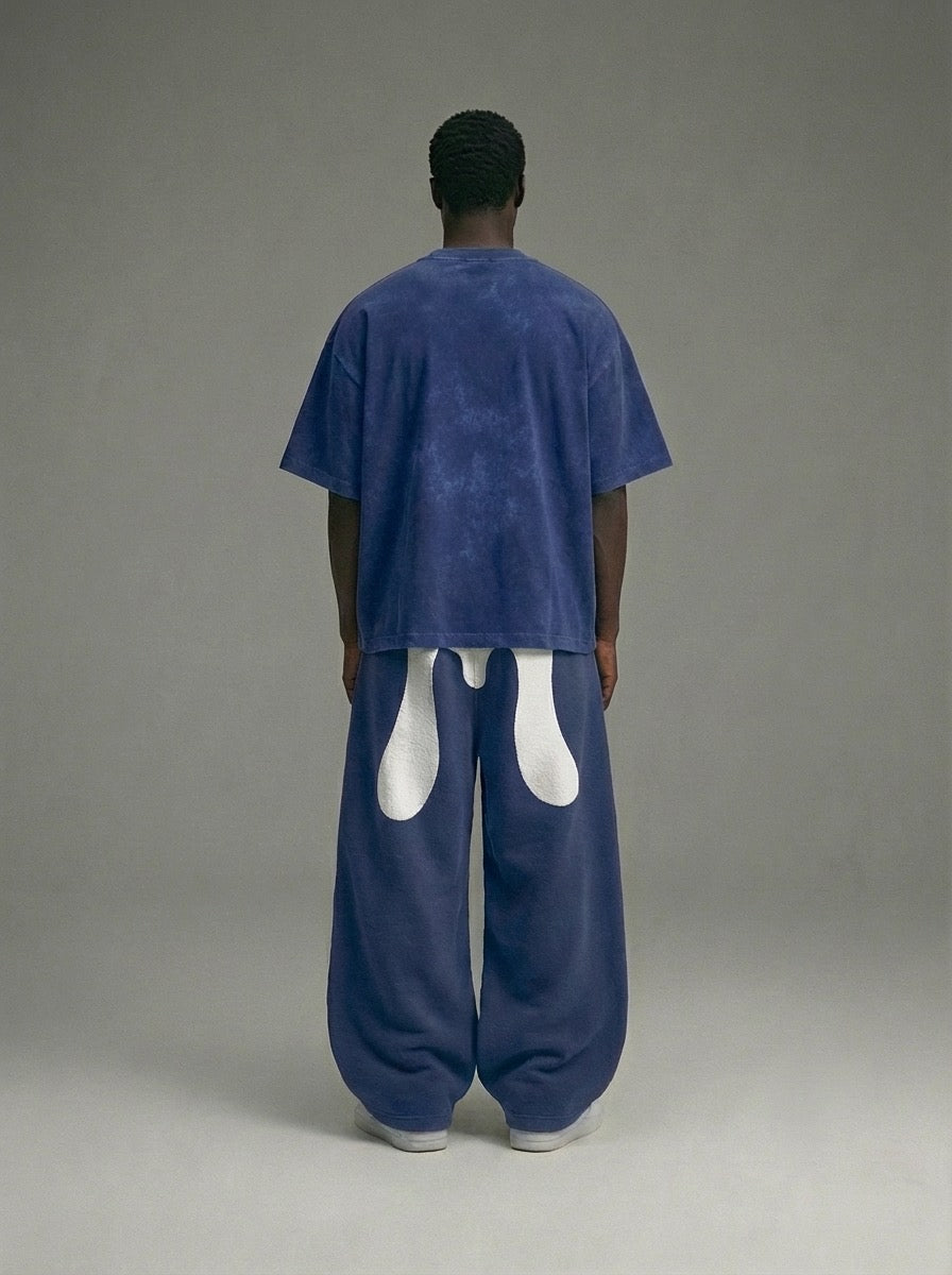 Ents Baggy Sweatpant – Navy Washed