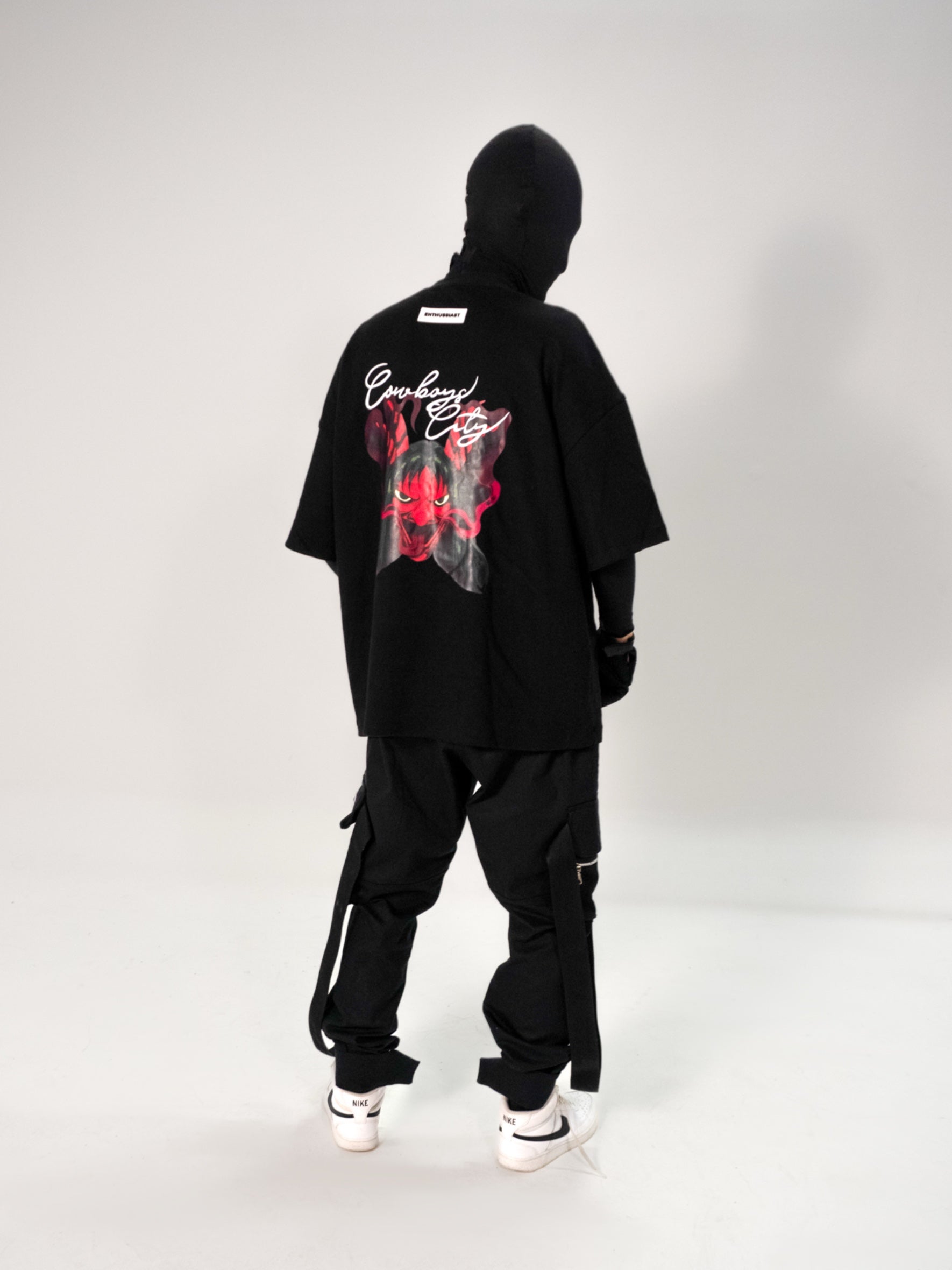 ENTHUSSIAST SHINIGAMI BLACK T-SHIRT