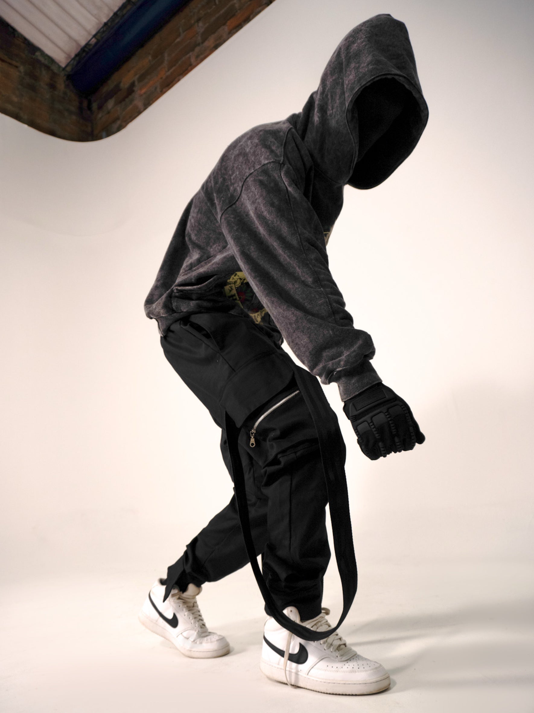 ENTHUSSIAST VINTAGE GREY HOODIE COWBOYS CITY