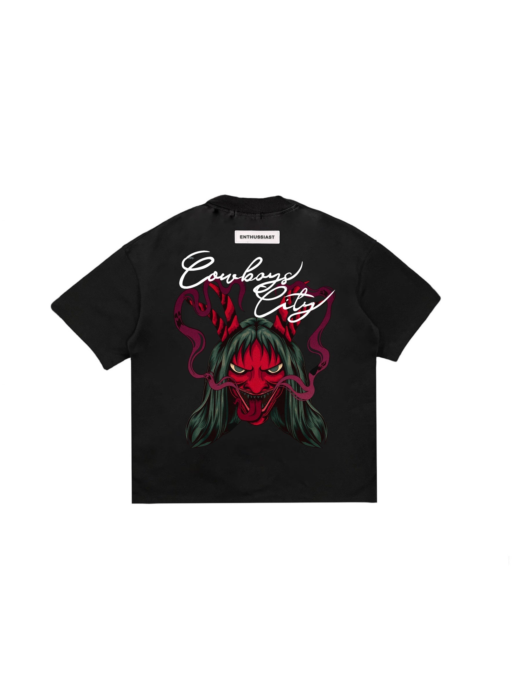 ENTHUSSIAST SHINIGAMI BLACK T-SHIRT