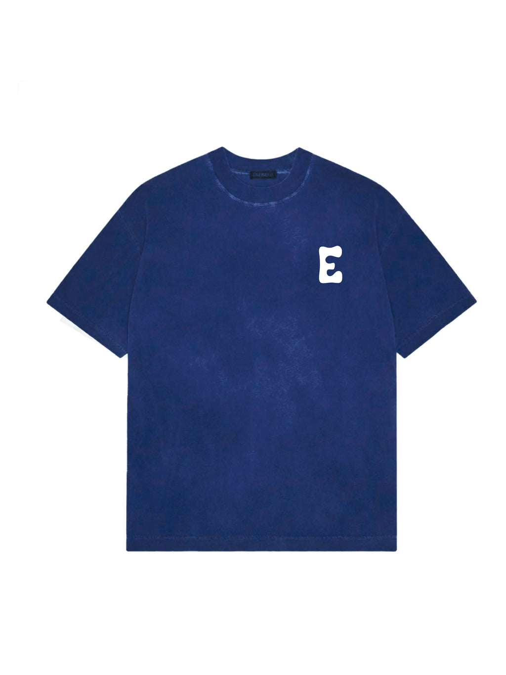 Ents 0011 Logo T-shirt - Navy Washed